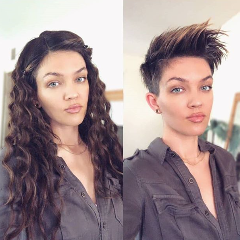 Vor und Nach dem Haarschnitt;- seh dir diese intressante Unterschiede an