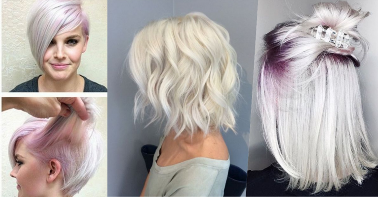 Neue Trend 2023: Haare weiß färben