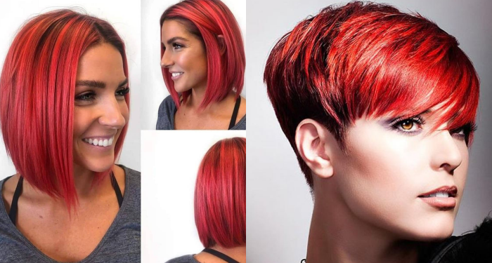 10 gewagte Ideen für kurze rote Haarfarben